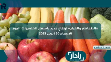 «الطماطم والخيار» ارتفاع جديد بأسعار الخضروات اليوم الأربعاء 30 أبريل 2025